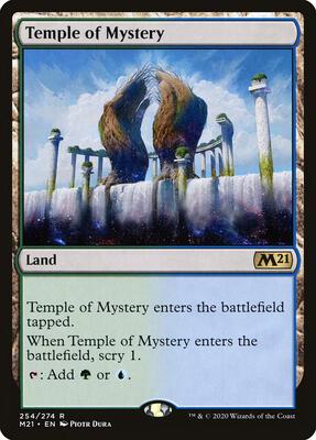 Temple of Mystery card from Core Set 2021