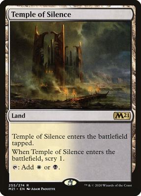 Temple of Silence card from Core Set 2021