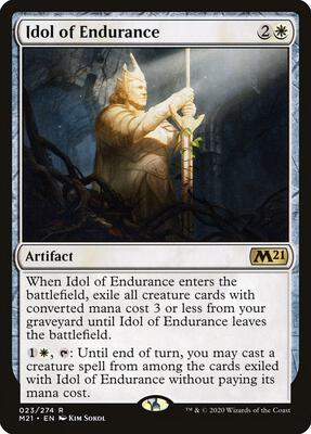 Idol of Endurance card from Core Set 2021