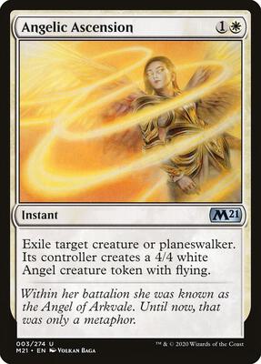 Angelic Ascension card from Core Set 2021