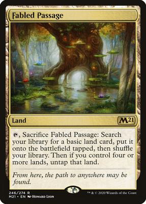 Fabled Passage card from Core Set 2021