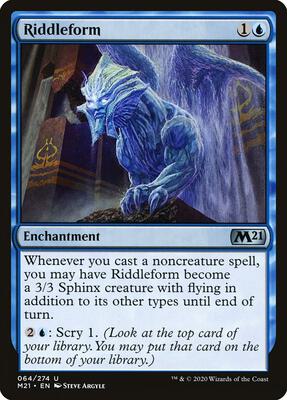 Riddleform card from Core Set 2021