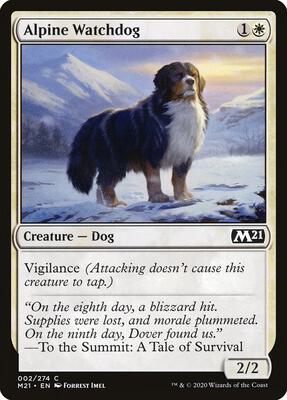 Alpine Watchdog card from Core Set 2021