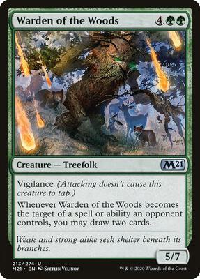 Warden of the Woods card from Core Set 2021