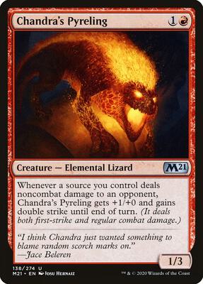 Chandra's Pyreling card from Core Set 2021