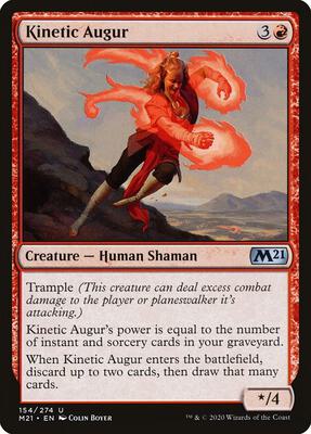 Kinetic Augur card from Core Set 2021