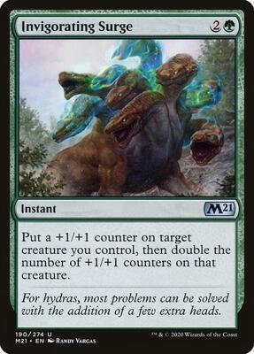 Invigorating Surge card from Core Set 2021