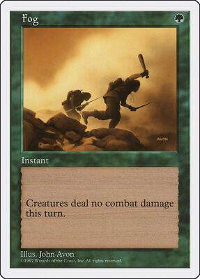 Fog card from Fifth Edition