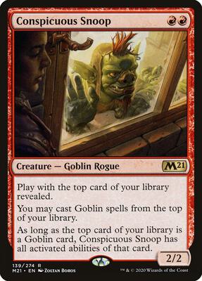 Conspicuous Snoop card from Core Set 2021