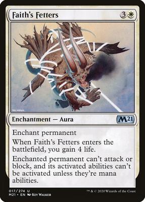 Faith's Fetters card from Core Set 2021