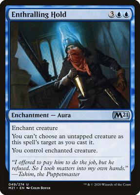 Enthralling Hold card from Core Set 2021