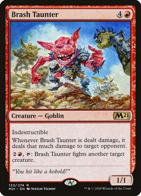Brash Taunter card from Core Set 2021