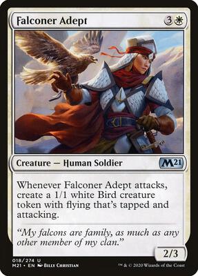Falconer Adept card from Core Set 2021