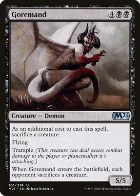 Goremand card from Core Set 2021