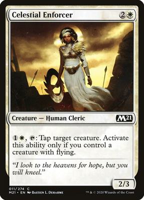 Celestial Enforcer card from Core Set 2021