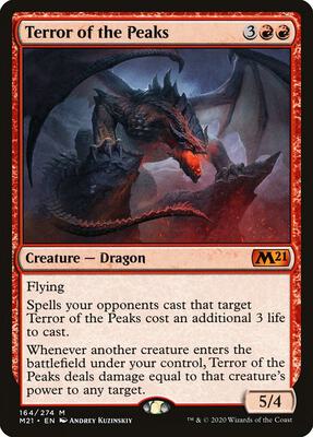 Terror of the Peaks card from Core Set 2021