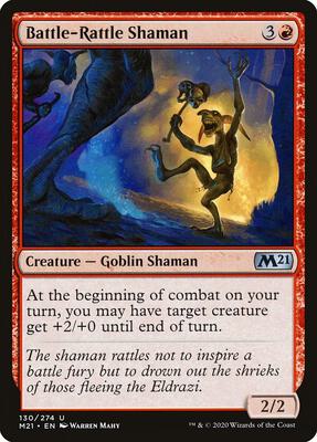 Battle-Rattle Shaman card from Core Set 2021