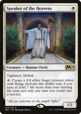 Speaker of the Heavens card from Core Set 2021
