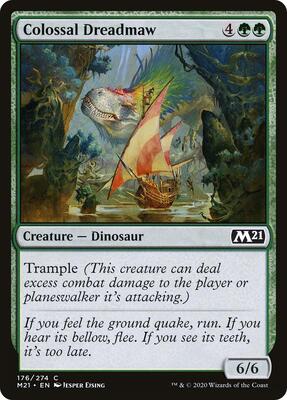 Colossal Dreadmaw card from Core Set 2021