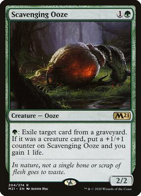 Scavenging Ooze card from Core Set 2021