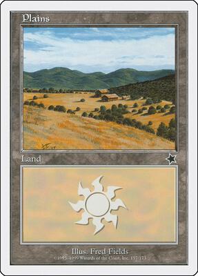 Plains (157) card from Starter 1999