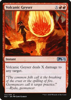 Volcanic Geyser card from Core Set 2021