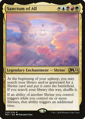 Sanctum of All card from Core Set 2021