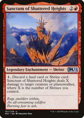 Sanctum of Shattered Heights card from Core Set 2021