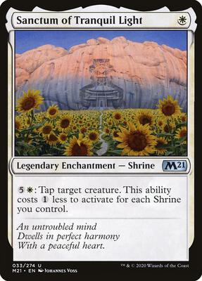 Sanctum of Tranquil Light card from Core Set 2021