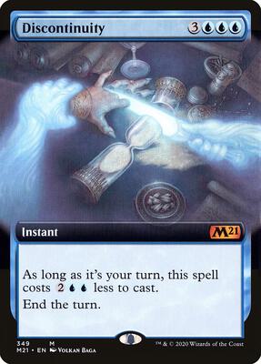 Discontinuity (Extended Art) card from Core Set 2021