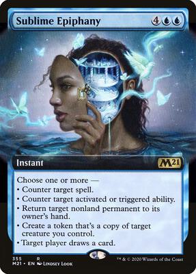 Sublime Epiphany (Extended Art) card from Core Set 2021