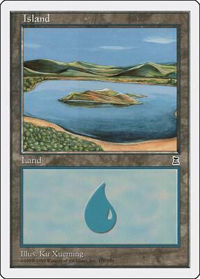 Island (170) card from Portal Three Kingdoms