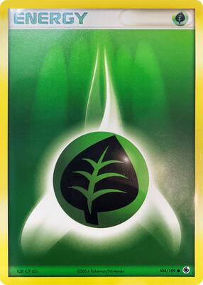 Grass Energy - 104/109 (EX Hidden Legends) card from Deck Exclusives