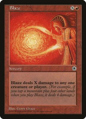 Blaze card from Portal