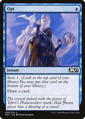 Opt card from Core Set 2021