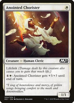 Anointed Chorister card from Core Set 2021