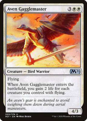 Aven Gagglemaster card from Core Set 2021
