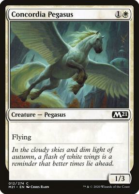 Concordia Pegasus card from Core Set 2021