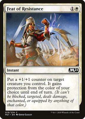 Feat of Resistance card from Core Set 2021