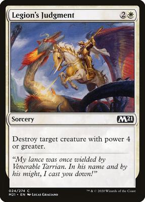 Legion's Judgment card from Core Set 2021