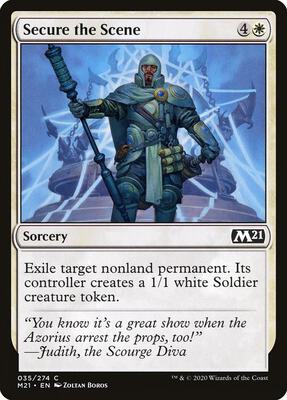 Secure the Scene card from Core Set 2021