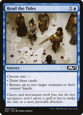 Read the Tides card from Core Set 2021