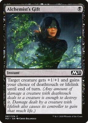 Alchemist's Gift card from Core Set 2021