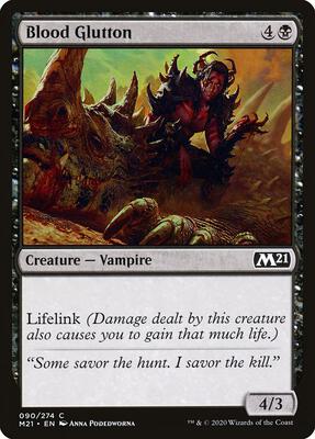 Blood Glutton card from Core Set 2021