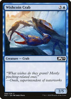Wishcoin Crab card from Core Set 2021