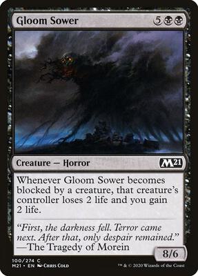 Gloom Sower card from Core Set 2021