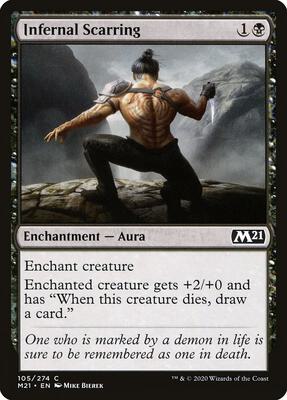 Infernal Scarring card from Core Set 2021