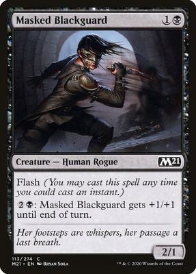 Masked Blackguard card from Core Set 2021