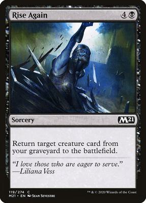 Rise Again card from Core Set 2021