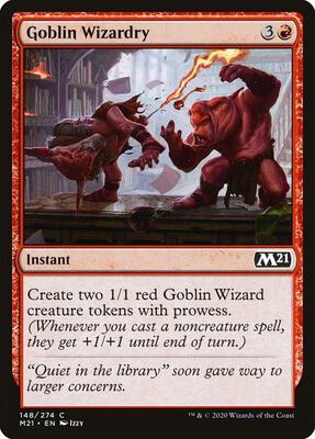 Goblin Wizardry card from Core Set 2021